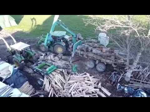 SpaltFast  in Aktion - Drohnenaufnahme im Zeitraffer