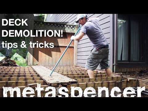 Deck Removal Tips & Tricks
