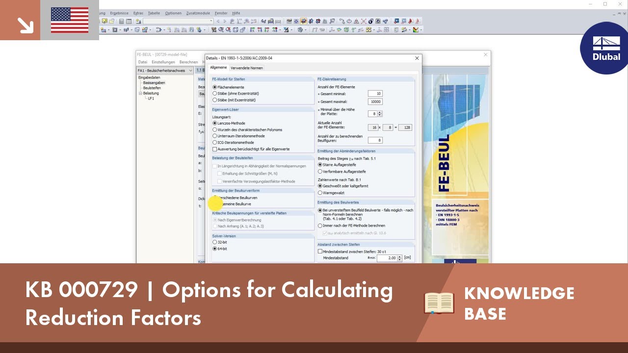 KB 000729 | Options for Calculating Reduction Factors