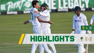 Proteas vs India  1st TEST HIGHLIGHTS  DAY 3  BETW