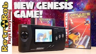 🚀 Arkagis Revolution: New Sega Genesis Game Unboxing and Gameplay 🚀