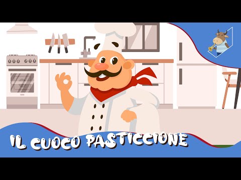 Il Cuoco Pasticcione - Canzone per bambini (Karaoke con testo)