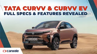 Tata Curvv & Curvv EV | Engine & Gearbox Details, Features, EV Range & Expected Prices
