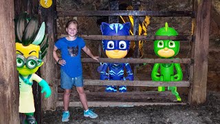 PJ MASKS  Romeo Steals the Golden Pineapple The Assistant Mine Hunt