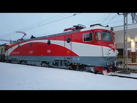 Train activity in Cluj Napoca, winter 2021