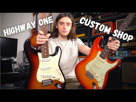 My Two Fender Strats Compared - Highway One vs Custom Shop!