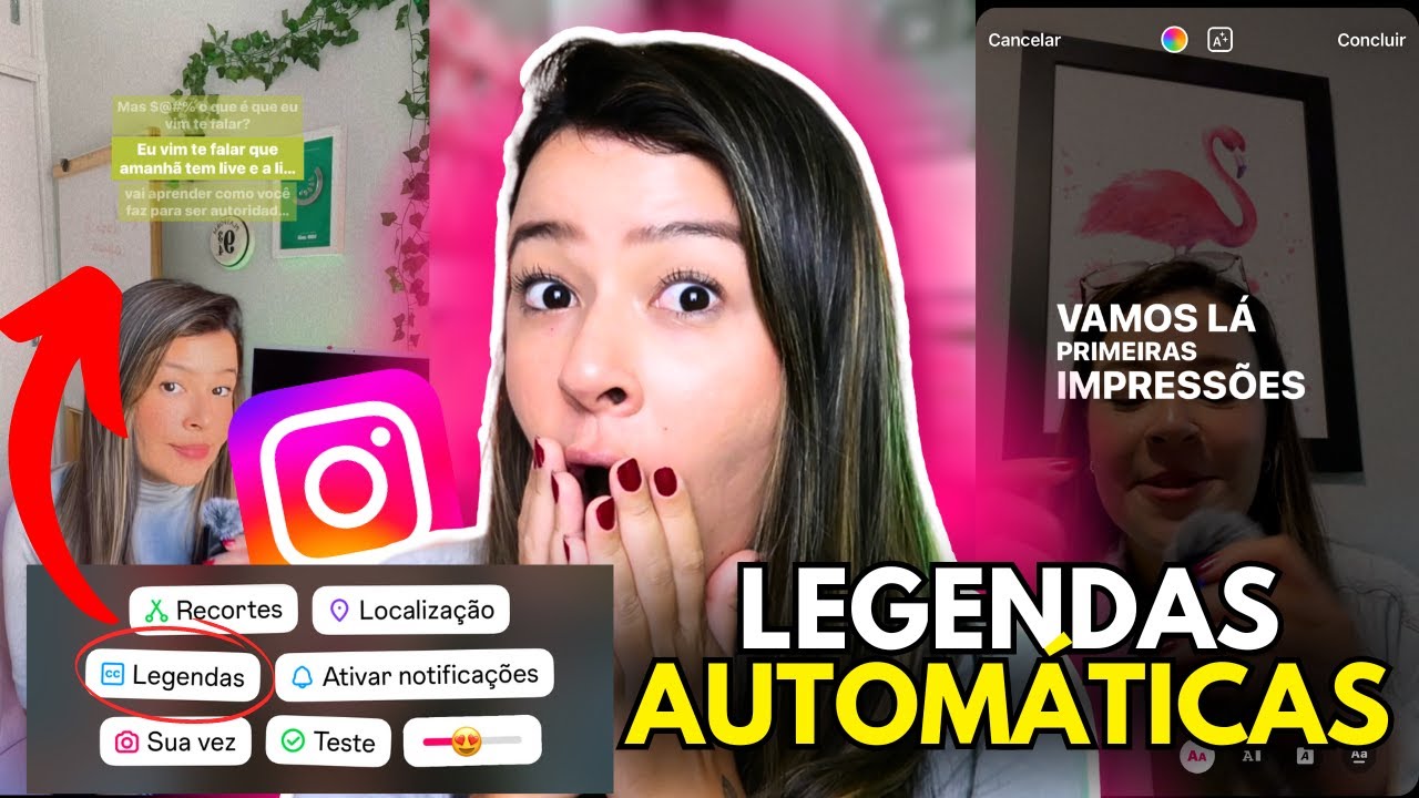 Como ativar as LEGENDAS AUTOMÁTICAS no STORY e no REELS do Instagram?