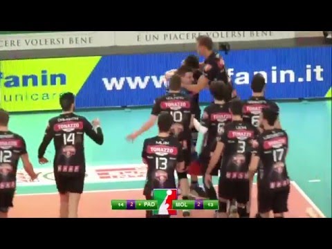 Gli highlights di Tonazzo Padova - Exprivia Molfetta 3-2
