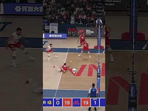 Never give up 💪 #epicvolleyball #volleyballworld #volleyball