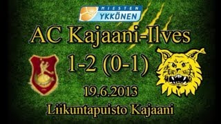 preview picture of video 'AC Kajaani-Ilves 1-2 (0-1) 19.6.13 Ykkönen tilannekooste'
