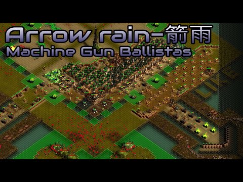 They are Billions - Arrow rain-箭雨 - Machine Gun Ballistas - Custom Map - No pause