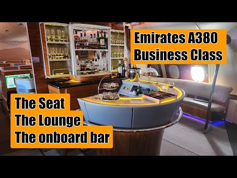 Relatório de viagem da Emirates A380 Business Class Londres Gatwick para Dubai