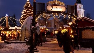 preview picture of video 'Christmas Market of Tampere in Finland - Tampere Joulutori - Tampereen joulumarkkinat - Suomi joulu'