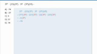 GMAT Prep - Math Practice Question - 37's Everywhere