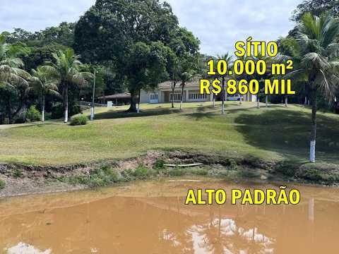 SÍTIO ALTO PADRÃO A VENDA com 10.000 m² em Cachoeiras de Macacu/RJ - R$ 860.000,00.