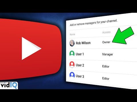 Comment ajouter des éditeurs et des gestionnaires à votre chaîne YouTube