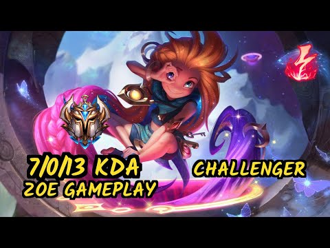 PNG Grevthar (ZOE) - 7/0/13 KDA CHALLENGER GAMEPLAY - BR