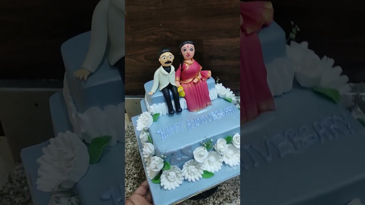 Mom Dad Anniversary Cake ❤