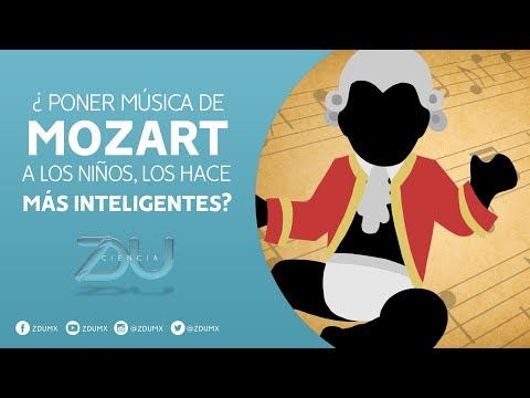 ¿Poner música de Mozart a los niños, los hace más inteligentes? ZDU