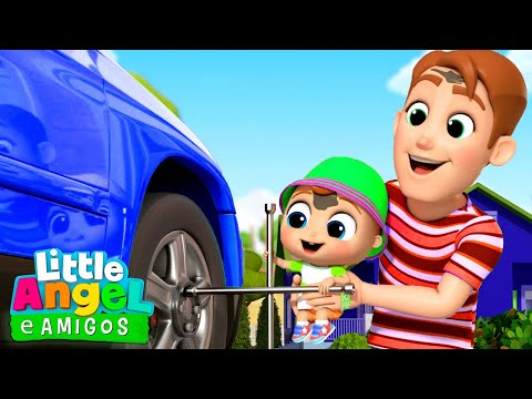 Vem Papai, Vamos Consertar o Carro! | Little Angel e Amigos - As Músicas da Turminha