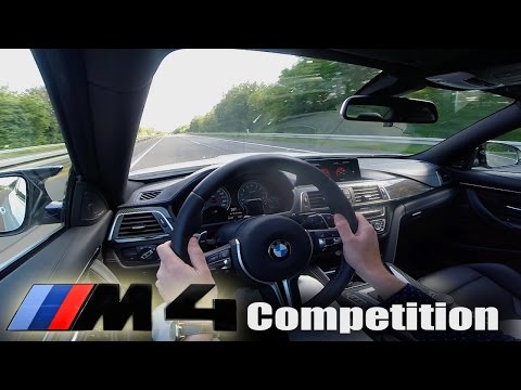 BMW M4 Competition F82 TOP SPEED & ACCELERATION 0-285 km/h Autobahn Test Drive