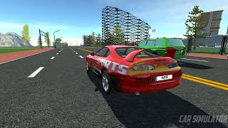 Toyota supra racer and drift 🔥🔥 car simulator 2
