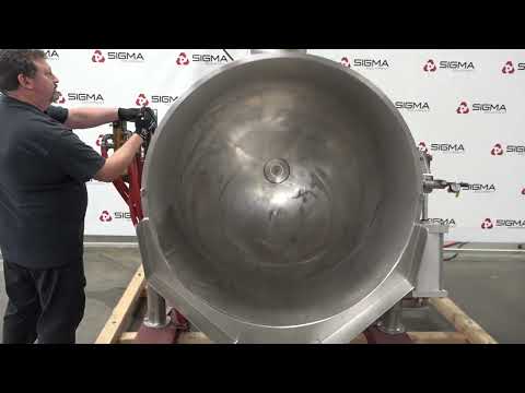 H4217 - Lee 150 DN/INA/2SP 225 Gallon Half Jacketed Kettle