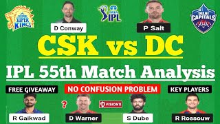 CSK vs DC Dream11 Team | CSK vs DC Dream11 Prediction | CSK vs DC Dream11 Today Match | IPL 2023