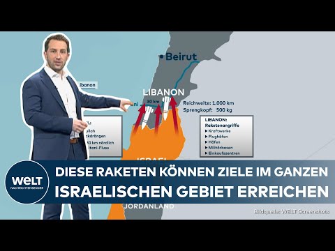KRIEG IN NAHOST: Pulverfass Libanon! Das sind die Einflussgebiete des Iran rund um Israel