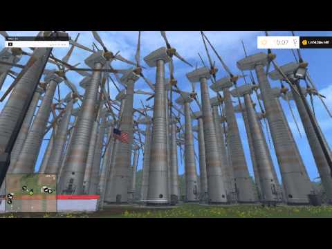Farming Simulator 2015 Land with Wind Energy Convertor