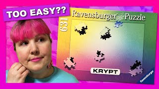 Trying the Ravensburger Krypt Gradient puzzle!