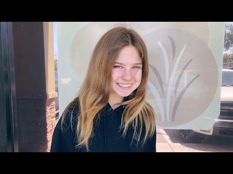 Lily gets a hair cut!