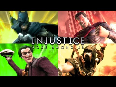 Injustice Gods Among Us - All Super Moves Showcase (4K 60FPS)