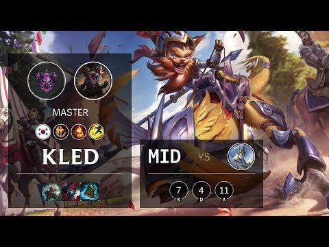 Kled Mid vs Galio - KR Master Patch 10.6