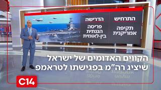 הקווים האדומים של ישראל שיציג רה"מ בפגישתו מחר עם טראמפ | החדשות (חדשות ערוץ 14) - התמונה מוצגת ישירות מתוך אתר האינטרנט יוטיוב. זכויות היוצרים בתמונה שייכות ליוצרה. קישור קרדיט למקור התוכן נמצא בתוך דף הסרטון