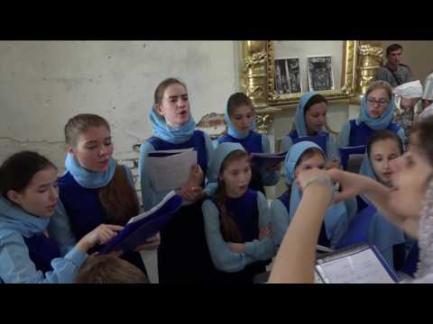 Детский хор в Преображенском храме. Видео 2