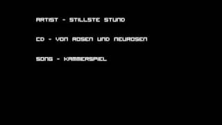 Stillste Stund - Kammerspiel