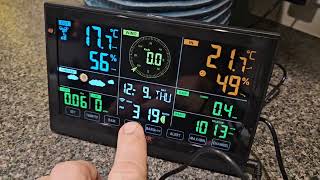 Vevor wifi weather station connected to Wunderground and next time home assistant.