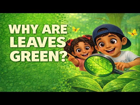 Why are leaves green #kids #science #education #children #questionquestkids