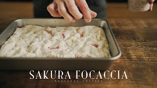  - [No Music] How to Make Gluten Free Sakura Focaccia (vegan)