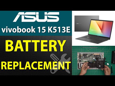 How to Replace Battery in Asus VivoBook 15 K513E - Step-by-Step Guide🔋