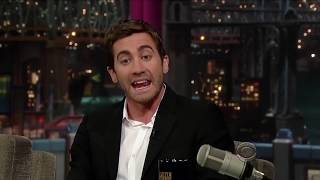 jake gyllenhaal being chaotic on talk shows for 7 minutes straight