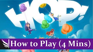 How to Play Hop! Board Game (4 minutes)