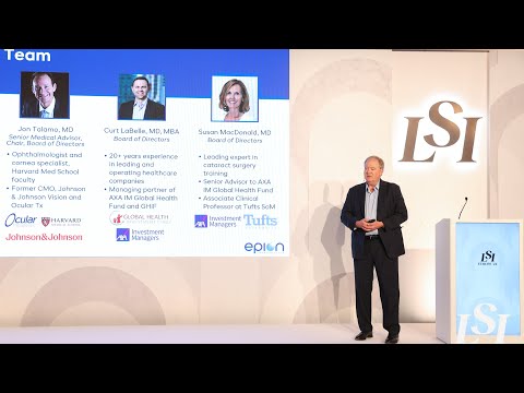 Michael Webb, Epion Therapeutics - Innovators in Corneal Strengthening | LSI Europe '24