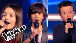 Yalla - Calogero | Éméline, Johan et Lisandru | The Voice Kids 2015 | Battle