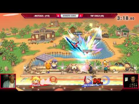 VS Weekly 6/8/17 - Winners Semis - MuteAce (Peach) vs Child (Bayonetta) - Smash 4