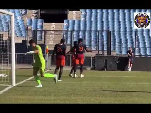 Le but inscrit par NATHANAËL MBUKU 🇨🇩,samedi 02 août lors de la victoire(4-1)de Montpellier #foot 