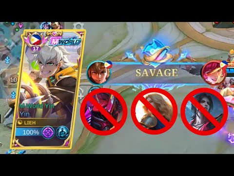 YIN SAVAGE GAMEPLAY (No Mercy) |MLBB