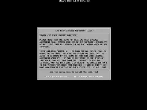 VMware vSphere 7 Installation Demo