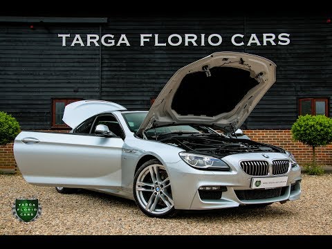 BMW 6 Series 640d M Sport 2dr Coupe Automatic 2016 in Glacier Silver